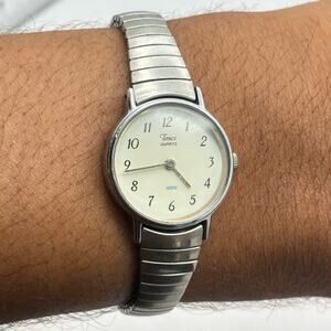 Y2K Silver Timex Watch
